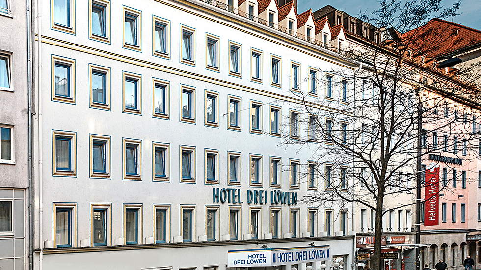 Zentrales Hotelfoto Drei Loewen